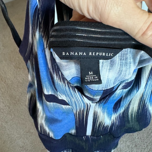 Banana Republic ikat print halter maxi dress size M - Picture 8 of 8